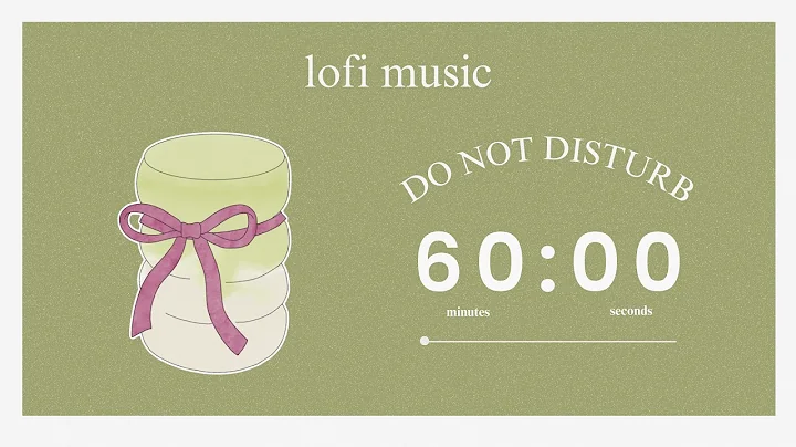 6 hour Study With Me (matcha) | Pomodoro Timer (60/10) | Cozy Lofi Focus Music | ADHD