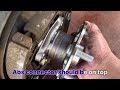 How to replace a rear wheel bearing on a 2006 Toyota Yaris#diyautorepair #toyotacorolla