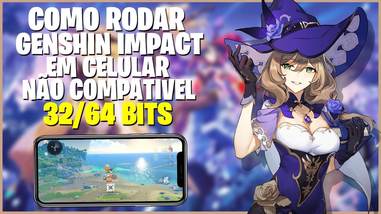 GENSHIN IMPACT COMO INSTALAR EM CELULAR FRACO E MUITO ANTIGO 