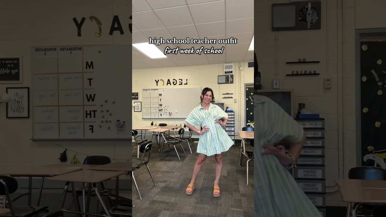 We Ve Almost Made It Through The First Week Of School Highschoolteacher Teacheroutfit