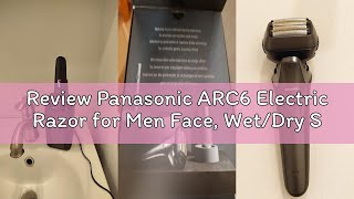 Review Panasonic ARC6 Electric Razor for Men Face, Wet/Dry Shavers for Men with Foil Shaver, Premium