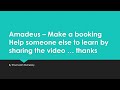Make a reservation and create a PNR in Amadeus