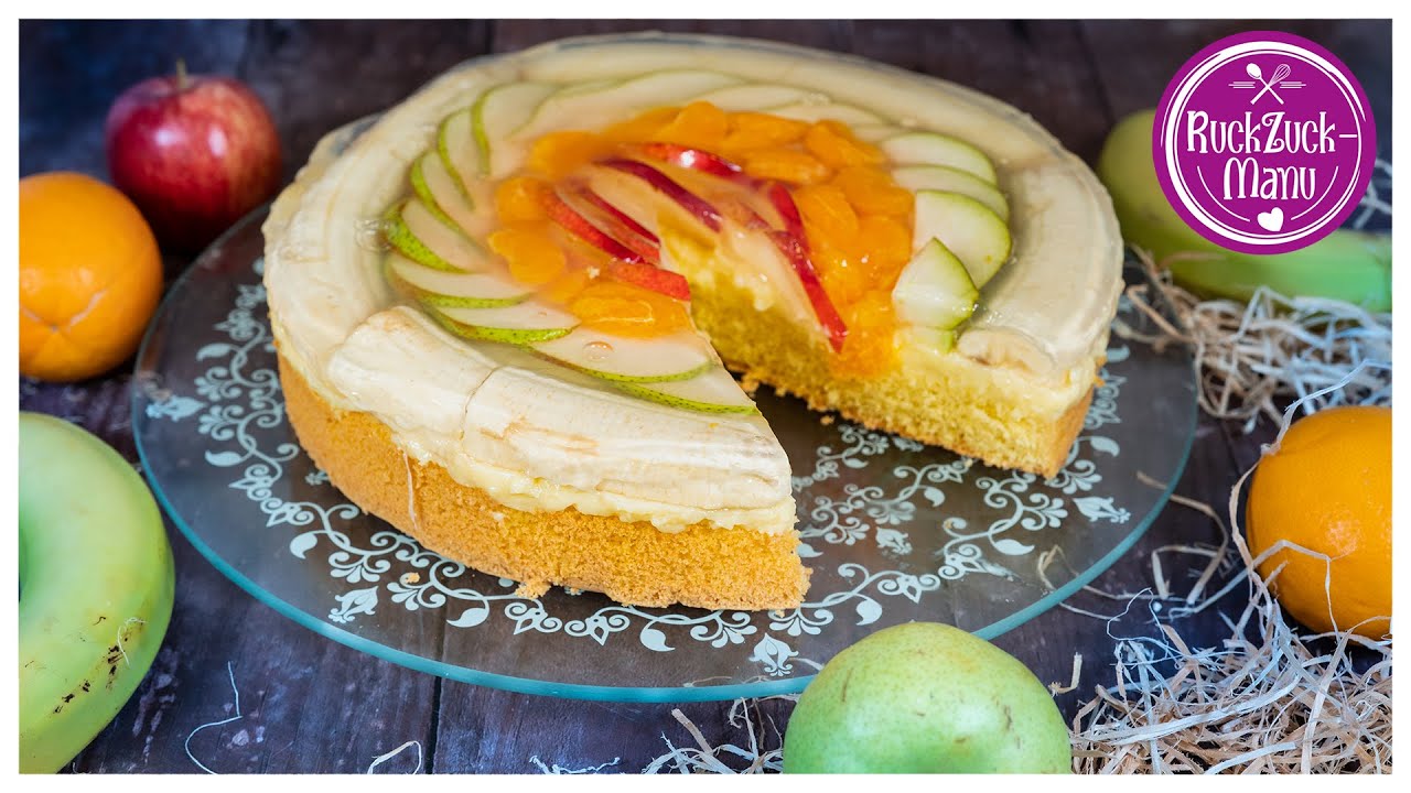 ❤️ Muttertagskuchen ❤️ - Unser klassischer Obstkuchen -   Thermomix® TM5/TM6