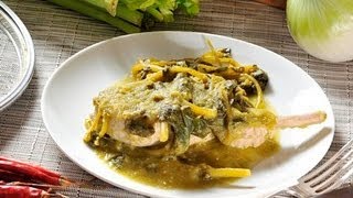 Carne de puerco con verdolagas