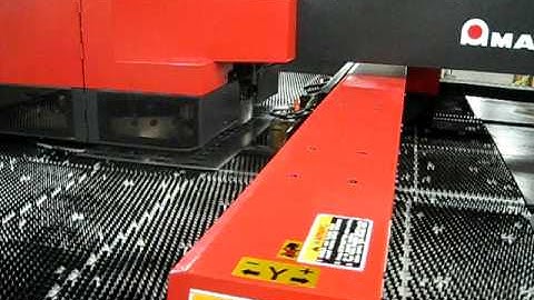 Amada CNC Punch Press - high speed demonstration!