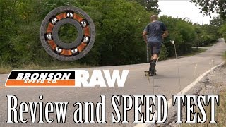 [REVIEW] Bronson Raw Skate Bearings Speed Test  New vs. 1 Year Old