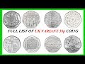 FULL UK 50p VARIANTS LIST 1969 - 2018 || WITH MINTAGE FIGURES || 2018 VIDEO