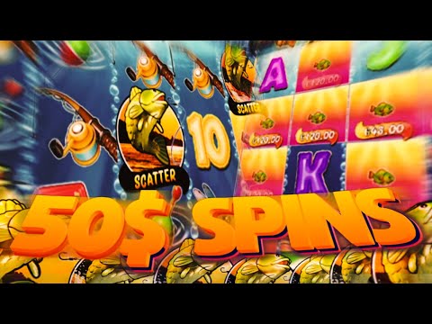 Thumbnail for Big bass bonanza bonus big win 10x multiplier!!