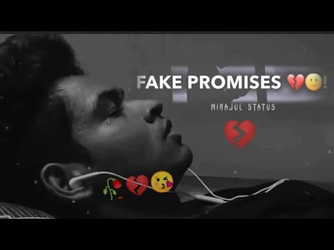 ?Fake promises❣ Hindi sad song lyrics status video❣ Broken whatsApp status❣ Mirajul status.