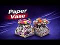 I Made a Paper Vase in 2 Minutes (And It Actually Holds Flowers!)