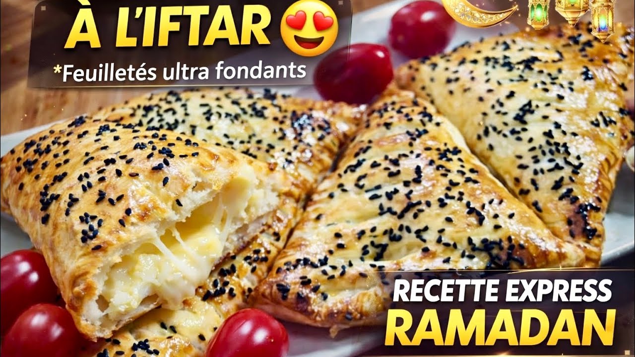 ILS PARTENT EN 5 MIN À L’IFTAR ✨ Feuilleté VACHE qui rit 🔥 Recette express Ramadan 2026 ✨