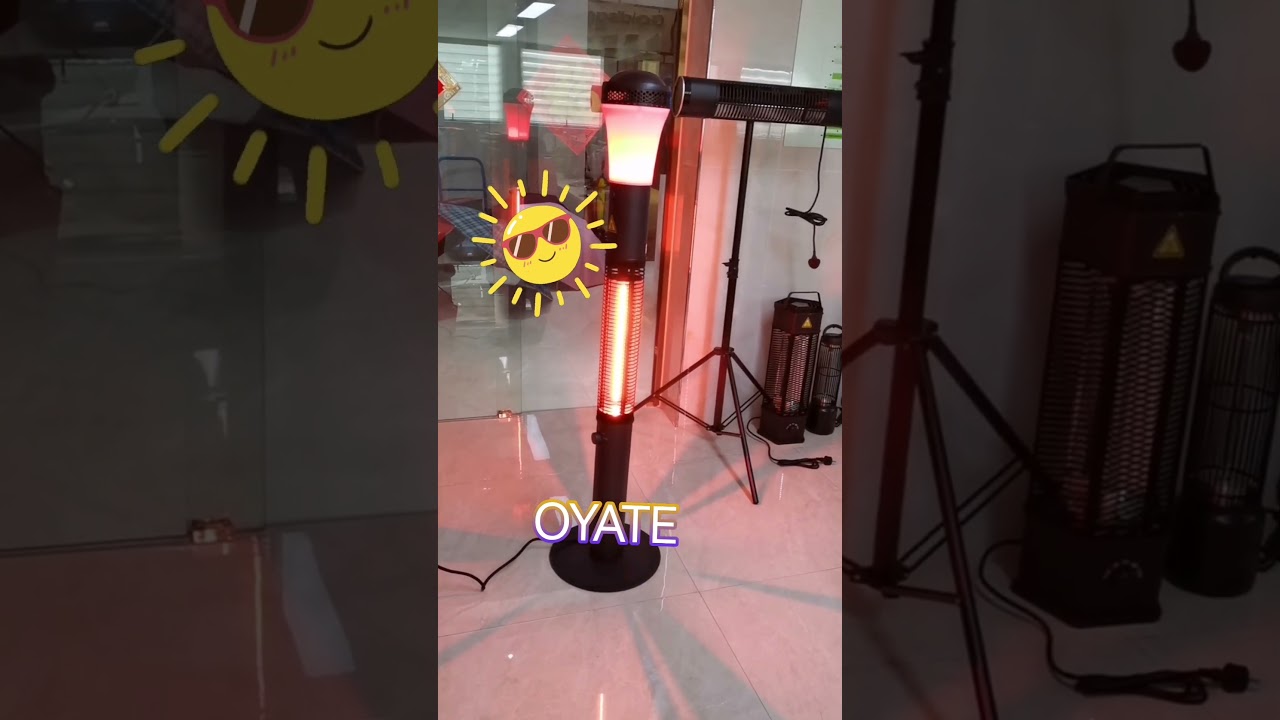 Smart electric infrared heaters ruby halogen heaters