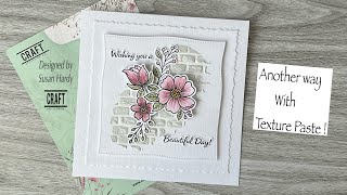 Easy ..stunning Card .. Craftaddictionuk .. Beauty in Bloom stamp set .. Coupon code .. Susan5 