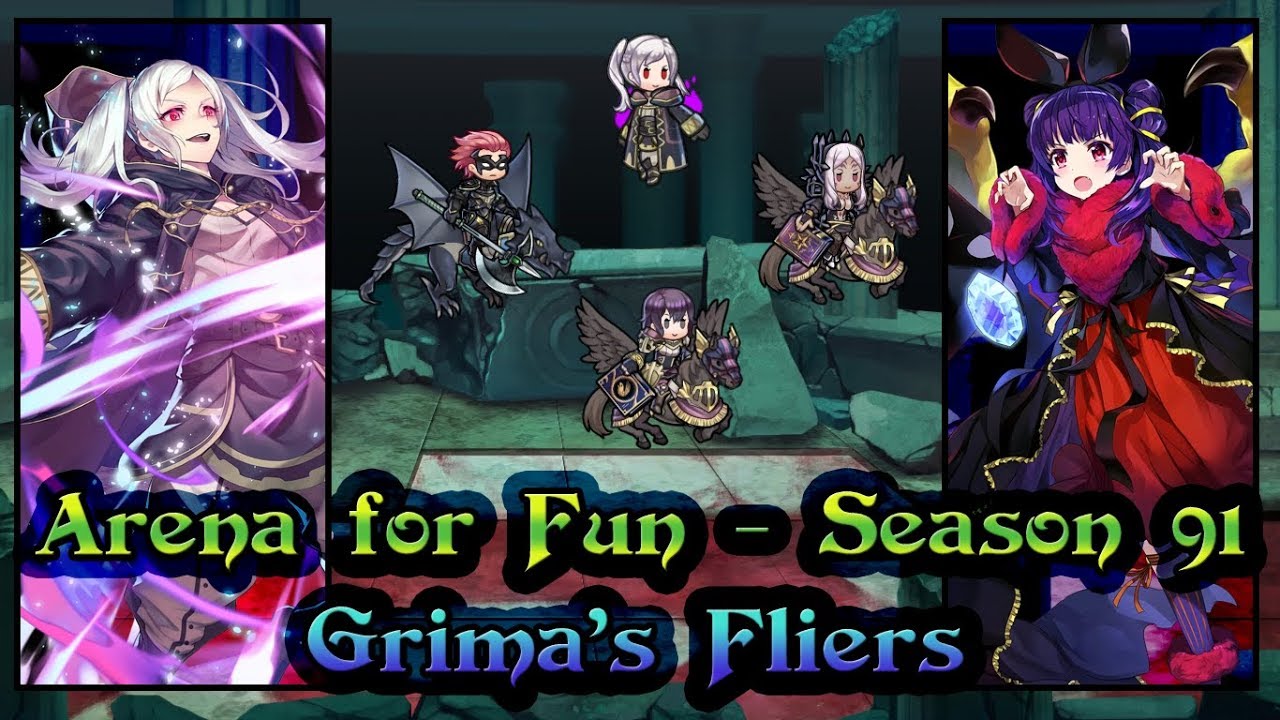 [Fire Emblem: Heroes] Arena Gameplay with Grima's Fliers | Season 91 - Tier 21