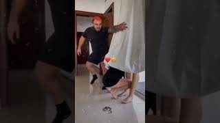 American girl Sucking prank on boyfriend #shortsvideo