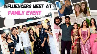 Influencers meet at Family Event 🎭| Kannada Influencers 🥳| Night Party 🎉 |@Madhu29_