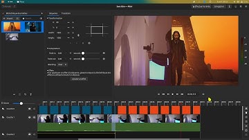 Pitivi look cinematic + proxy | John Wick 4 Test | linux | Voyager 23.04