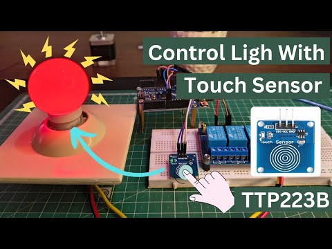 How To Control Light With Touch Sensor Using Arduino UNO || TTP223B || Arduino Projects 
