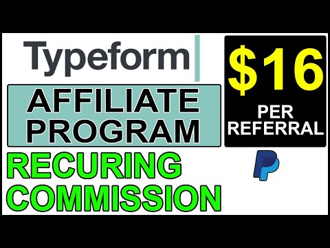 TypeForm Affiliate Program | Earn Money from TypeForm.com