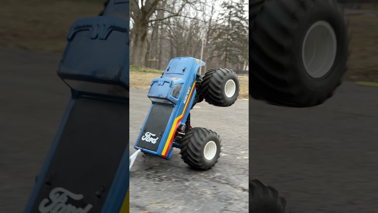 Retro bashing! Some of the most fun RCs to just bash and watch them lumber their way around.