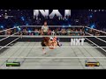 WWE 2K25 NXT BRITTANY BARKER SPEARS AKIRA DURING CONTRACT SIGNING!!!!!!
