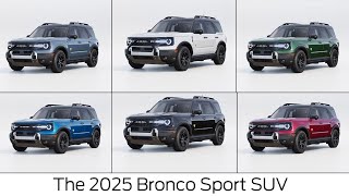 2025 Ford Bronco Sport Colors REVEALED!