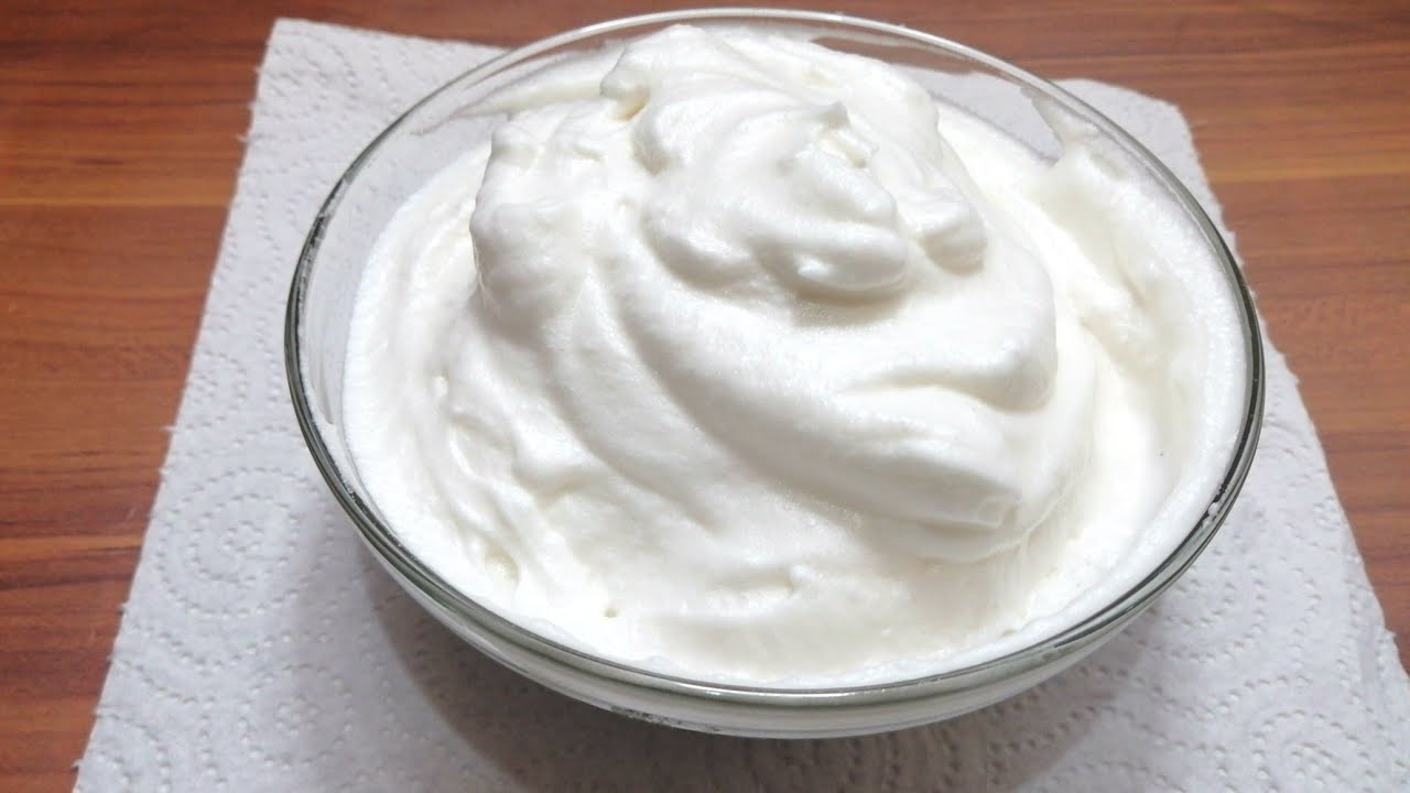Homemade Whipped Cream Without Cream No Milk For Decorating Cakes