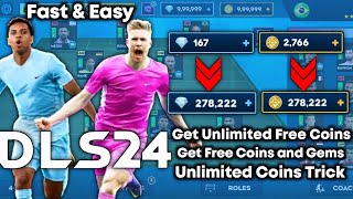 DLS 24 Trick!! | How to Get Unlimited Coins and Gems in Dream League Soccer 2024 | Free Coins screenshot 2