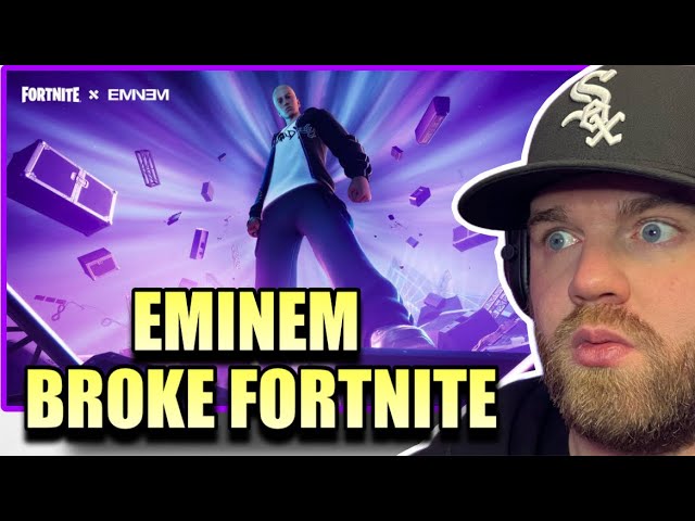 Eminem BROKE Fortnite - Eminem Takes the Stage in Fortnite’s The Big Bang Event (Reaction)