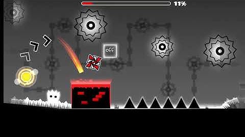 Geometry Dash-awesome gameplay level!Fear Zone by GD Jose