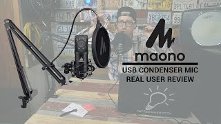 MAONO USB Condenser Microphone | REAL USER REVIEW