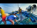 Amazing first day at sea on the new boat we caught a lot of fish  deep sea fishing  episode02