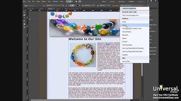 Creating Menus and Links within Your Web Site in Adobe Muse Tutorial