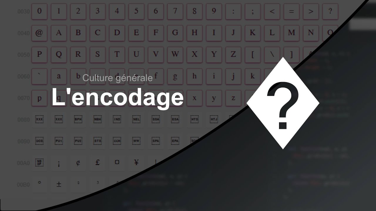 Comprendre lencodage des caractres pourquoi 