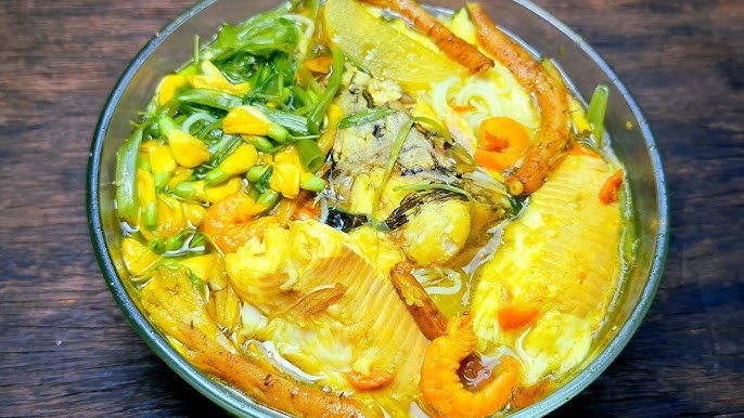4. Cách nấu bún cá chi tiết