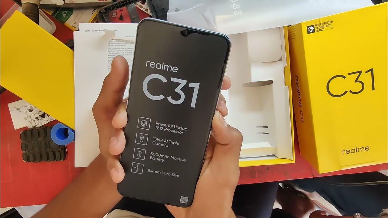 Realme C31 Unboxing, First Look, Specifications, Launch & Price in ...