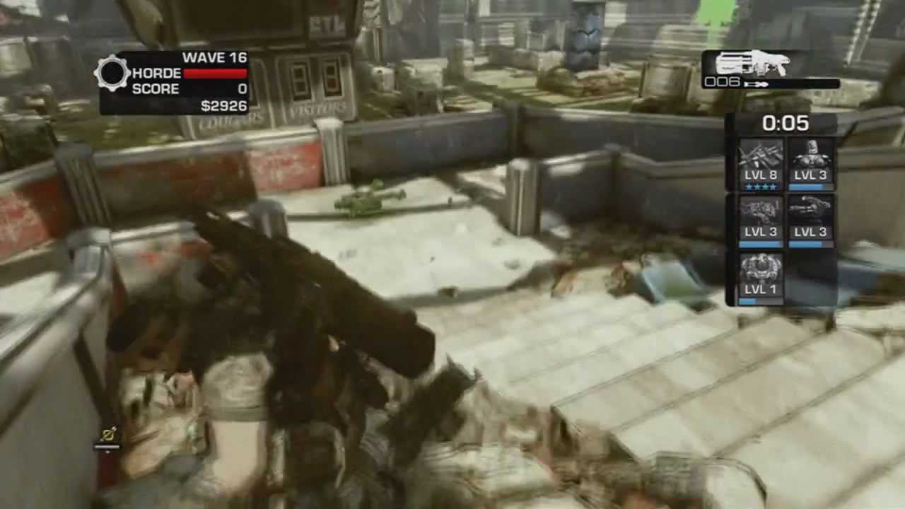 The Fartonauts Play: Hardcore Horde Mode - Gears Of War 3 Part 5 [HD]