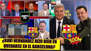 XAVI HERNÁNDEZ se queda en el BARCELONA por el CAOS que vive el club. Su imagen, devaluada | ESPN FC by ESPN Deportes 18,596 views 13 hours ago 17 minutes