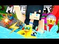 THE CRAZIEST WATER SLIDES IN MINECRAFT! (Lapis Lagoon Waterpark)