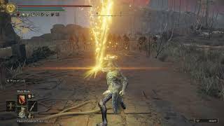 Elden Ring - Sarcred relic sword Wave of gold 2
