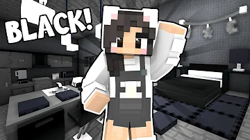 🖤Minecraft But I Can Only Build With BLACK!