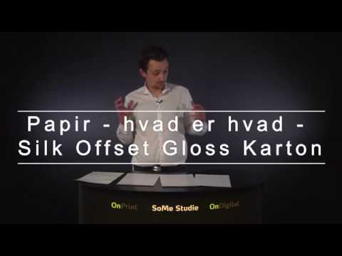 Video: Fototryk På Mat Og Blankt Papir: Hvad Er Forskellen?