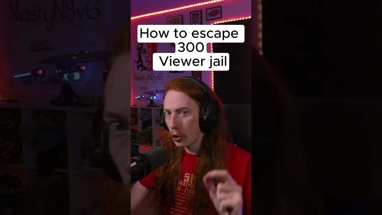 how to get out of 300 viewer jail  #twitch #streaming #contenttips