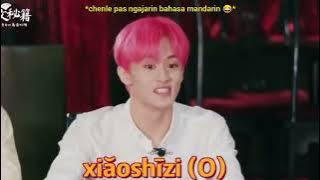 'Chenle guru bahasa mandarin yang sedikit menyeramkan😅' - Mark Lee