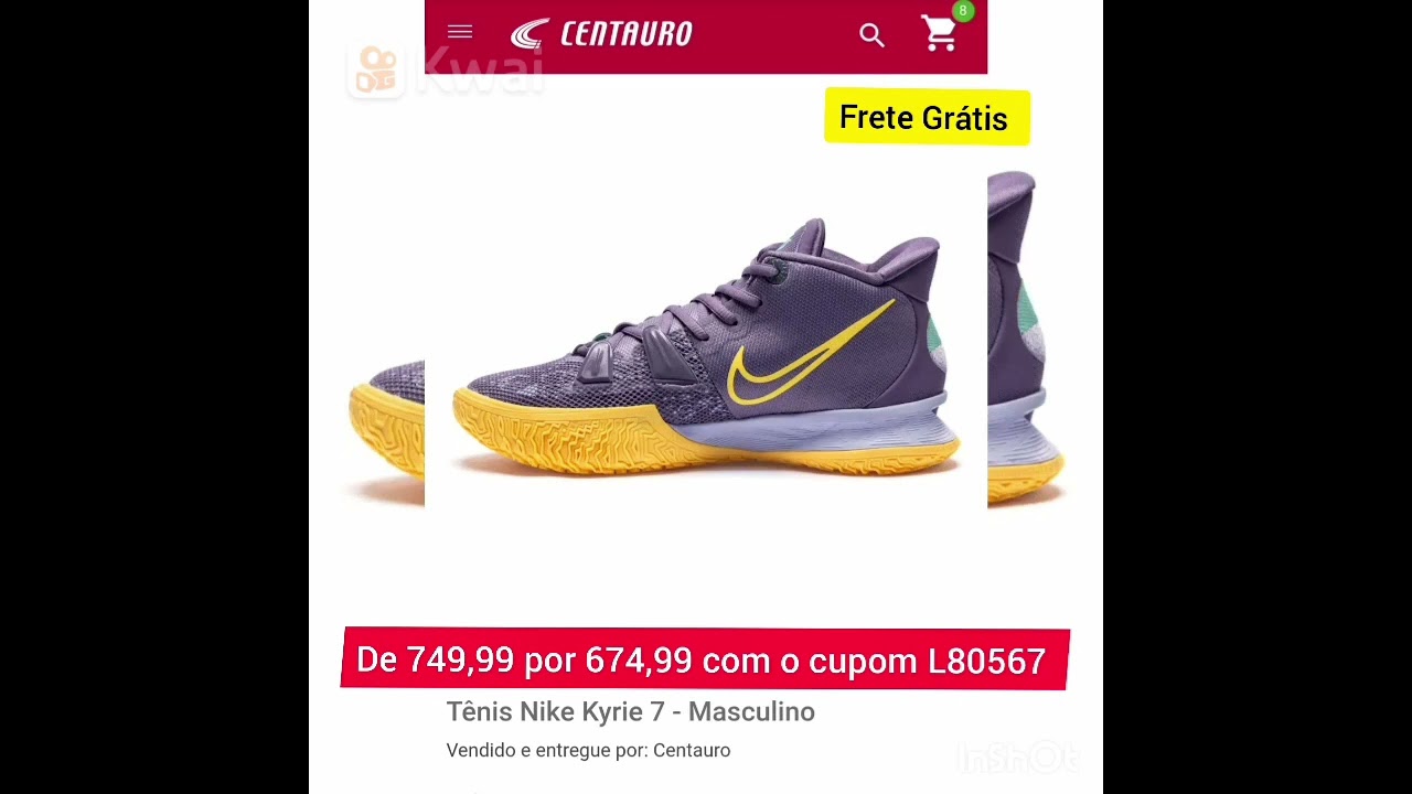 Tenis Nike Kyrie 7 #basquete com cupom de desconto Centauro - YouTube