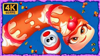 Worms Zone.io – I Became #1 With the Biggest Worm | Snake Game rắn săn mồi | saamp wala game #109 screenshot 5