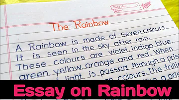 What is rainbow short paragraph