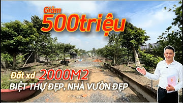 Bán đất bình Chánh giá rẻ 2023 | bán đất xd Biệt Thự Sân Vườn Đẹp, Nhà Vườn đẹp 1000m2 20000m2