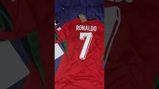 GoGoalShop Ronaldo Portugal and Italy Home Soccer Jersey EURO 2024 Unboxing Review