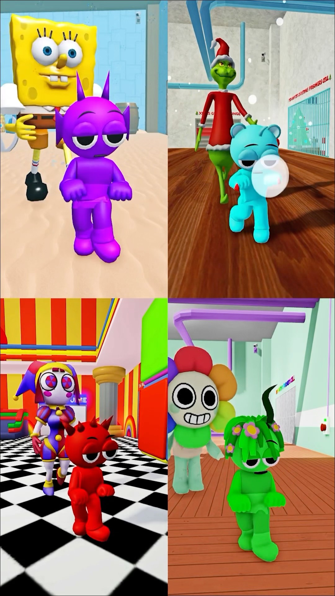 Roblox Funny Jumpscare's Incredibox Sprunki #digitalcircus #sonic #pomni #dandysworld #minions